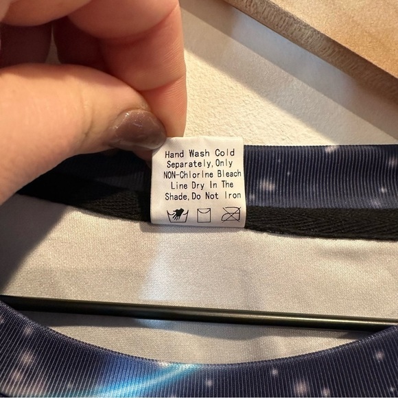 Adult Colorful Long Sleeve Pullover Dinosaur T-Rex Ugly Christmas Xmas Shirt  XL - Picture 4 of 5